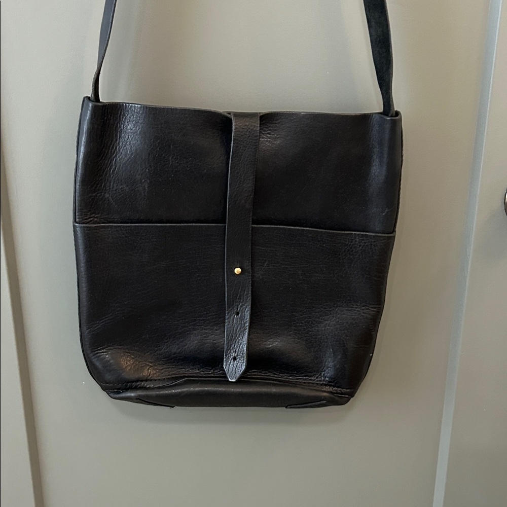 Tribe Alive Classic Black Leather Bag